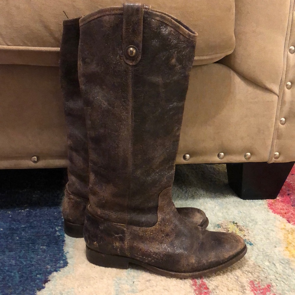 Frye Melissa button boot